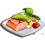 青醬鮭魚，ChefVille（廚師小鎮）