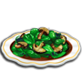 蔬菜炒蘑菇，ChefVille（廚師小鎮）