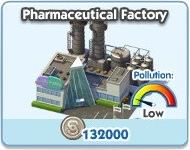 SimCity Social, Pharmaceutical Factory
