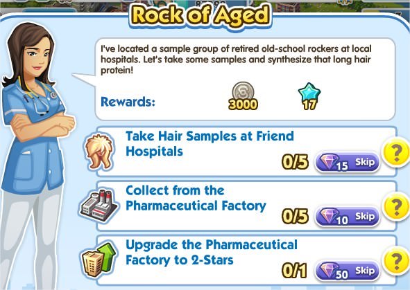SimCity Social, Rock of Aged