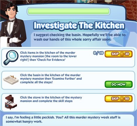 The Sims Social, Investigate The Litchen