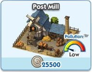 SimCity Social, Post Mill