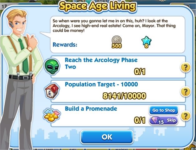 SimCity Social, Space Age Living