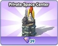 SimCity Social, Private Space Center