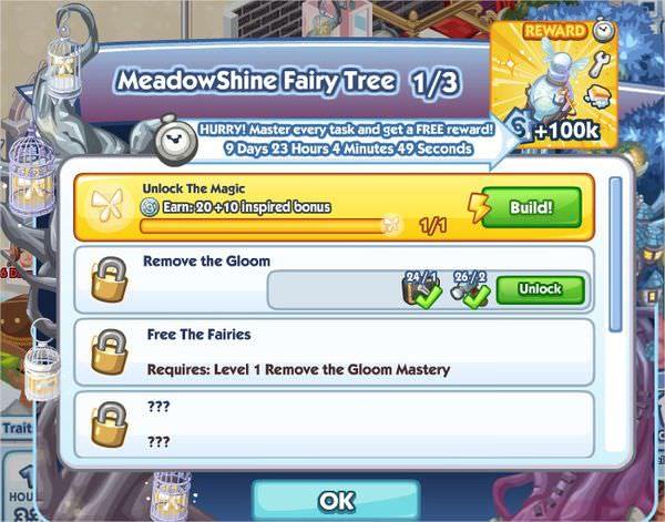 The Sims Social, MeadowShine Fairy Tree