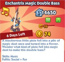 The Sims Social, Enchantrix Magic Double Bass