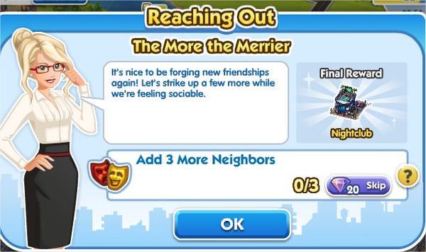 SimCity Social, The More the Merrier