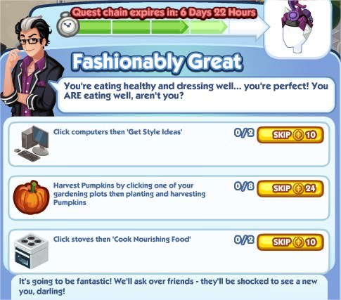 The Sims Social, Fashionably Great 4
