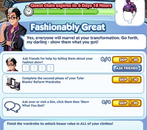 The Sims Social, Fashionably Great 5