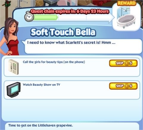 The Sims Social, Soft Touch Bella 1