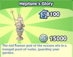 The Sims Social, Neptune's Glory