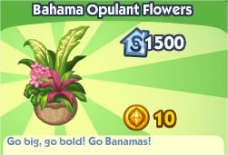 The Sims Social, Bahama Opulant Flower