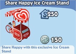 The Sims Social, Heart Brand Ice Cream Stand