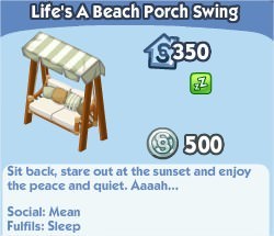 The Sims Social, Life