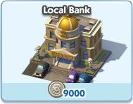 SimCity Social, Local Bank