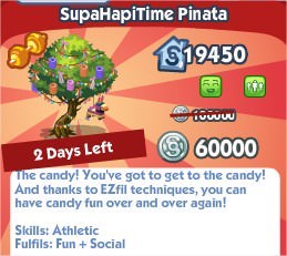 The Sims Social, SupaHapiTime Pinata