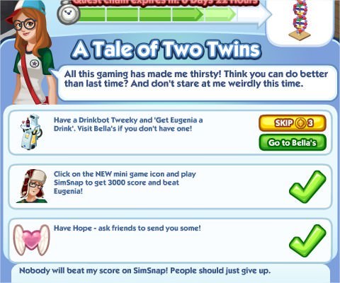 The Sims Social, A Tale of Two Twins 5