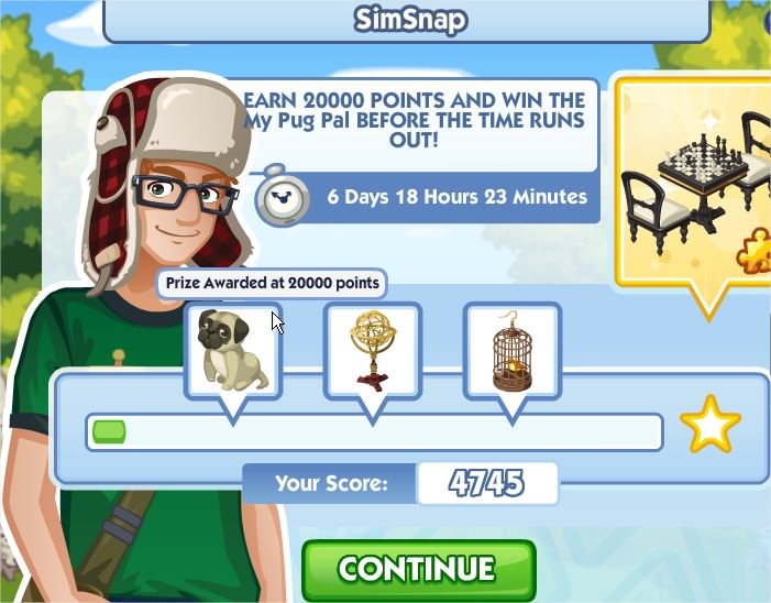 The Sims Social, mini game