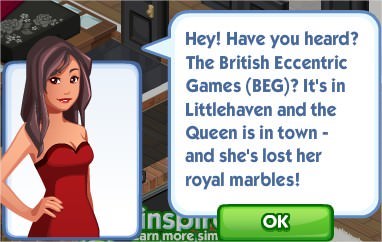 The Sims Social, She's Lost Her Royal Marbles!