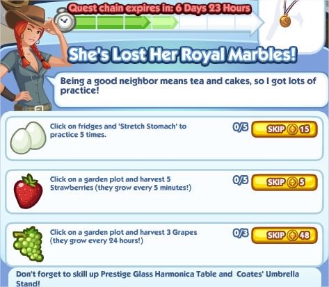 The Sims Social, She's Lost Her Royal Marbles! 4