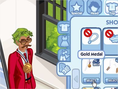 The Sims Social, Gold Medal