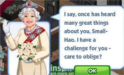 The Sims Social, Britain Eccentric Challenge