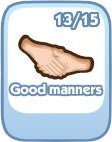 The Sims Social, Good manners