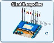 SimCity Social, Giant Trampoline