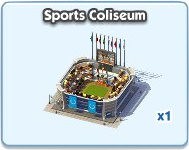 SimCity Social, Sports Coliseum