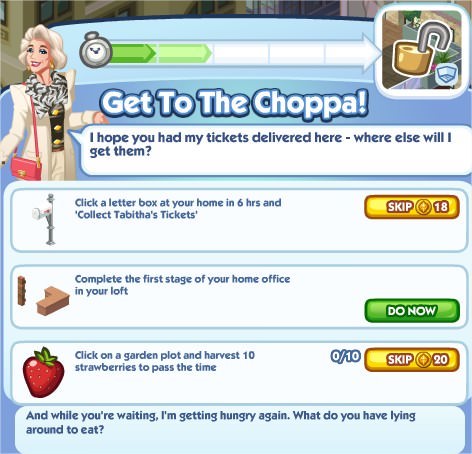 The Sims Social, Get To The Choppa! 2