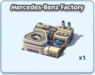 SimCity Social, Mercedes-Benz Factory