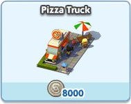 SimCity Social, Pizza Truck