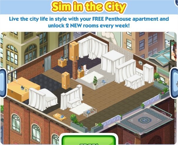 The Sims Social, City