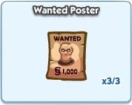 SimCity Social, Wanted Posters