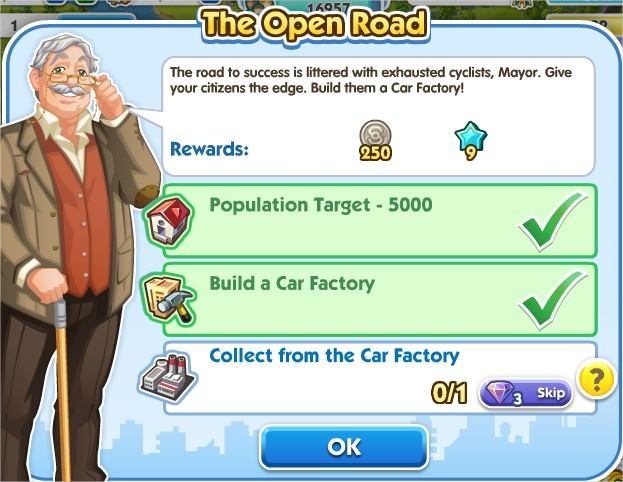 SimCity Social, The Open Road