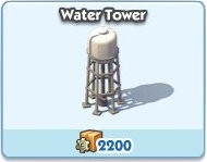SimCity Social, Water Tower