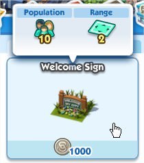 SimCity Social, Give me a Sign