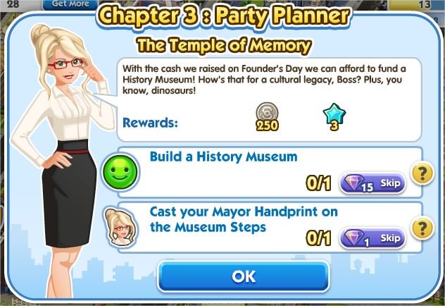 SimCity Social, The Temple of Memory