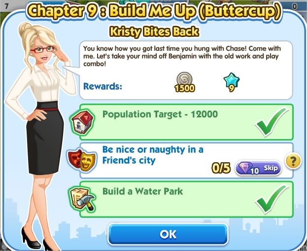 SimCity Social, Kristy Bites Back