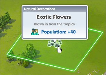SimCity Social, Exotic Flowers