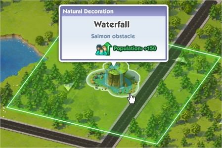 SimCity Social, Waterfall（瀑布）