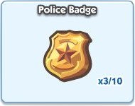 SimCity Social, Police Badge
