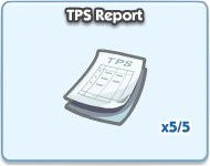 SimCity Social, TPS Report