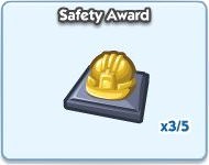 SimCity Social, Safety Award