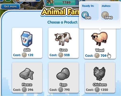 SimCity Social, Animal Farm（動物農場）
