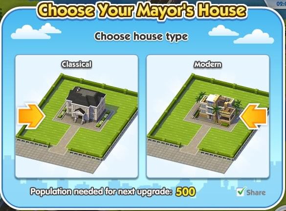 SimCity Social, Mayor House