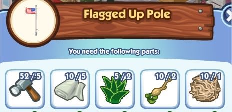 The Sims Social, Flagged Up Pole