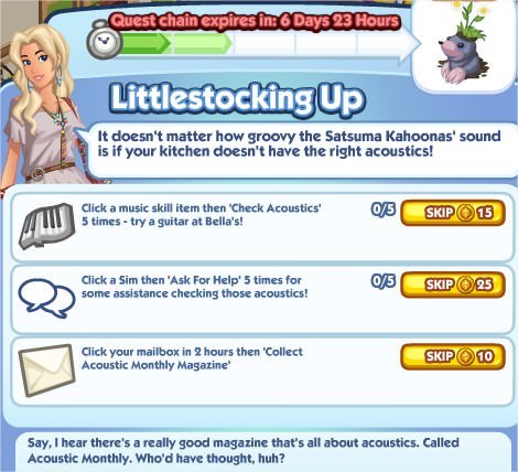 The Sims Social, Littlestocking Up 2