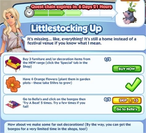 The Sims Social, Littlestocking Up 3