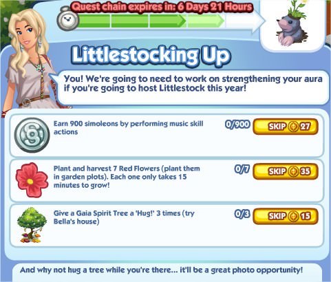 The Sims Social, Littlestocking Up 4